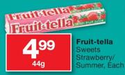 Fruit-Tella Sweets Strawberry/Summer-44g