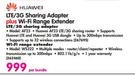 Huawei LTE/3G Sharing Adapter AF23+Wi-Fi Range Extender WS322-Per Bundle