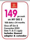 Huawei LTE/3G Sharing Adapter AF23+Wi-Fi Range Extender WS322-On My Gig 2