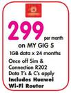 Huawei Wi-Fi Router With 3G Modem B683-On My Gig 5