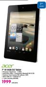 Acer 7" B1 8GB/3G Tablet