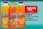 Take 5 100% Vrugtesap-Mengsel Verskeidenheid-1.5ltr Elk