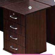 Bedford 4 Drawer Desk High Pedestal-Each