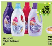 Sta Soft Fabric Softener-4x2Ltr