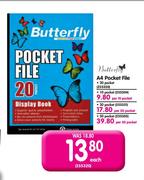 Butterfly A4 Pocket File-Per 10 Packet