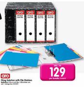 aro Filing Solution With File Dividers-Per Bundle