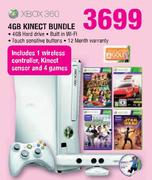 Xbox 360 4GB Kinect Bundle