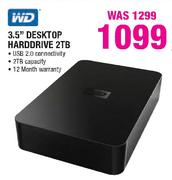 WD 3.5" Desktop Harddrive 2TB