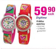 Digitime Kiddies Watches Assorted Each