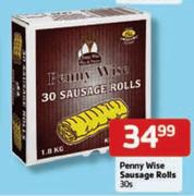 Penny Wise Sausage Rolls-30's