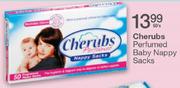 Cherubs Perfumed Baby Nappy Sacks-50's
