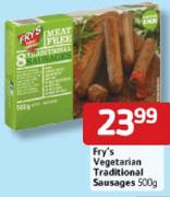 Fry's Vegetarian Traditional Sausages-500g