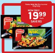 Findus Wok Stir Fry Assorted-450g/500g Each