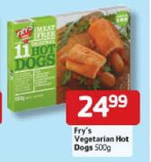Fry's Vegetarian Hot Dogs-500g