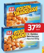 I&J Golden Smackeroos Assorted-800g Each