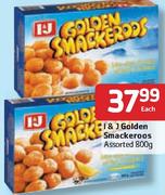 I & J Golden Smackeroos Assorted-800gm Each