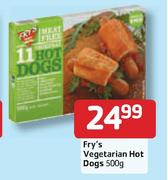 Fry's Vegetarian Hot Dogs - 500g