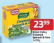 Green Valley Creamed Spinach & Feta - 2 x 250g
