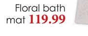 Floral Bath Mat