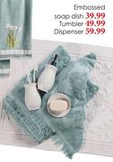 Embossed Soap Dish