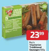 Fry's Vegetarian Traditional Sausages-500gm