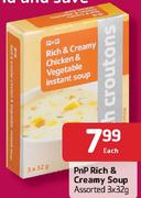 Pnp Rich & Creamy Soup-3x32gm Each