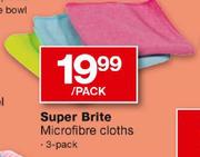 Super Brite Microfibre Clothes-3 Pack