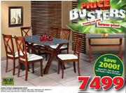 H&H Collection 8 Piece Status Diningroom Suite