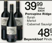 Porcupine Ridge Syrah/Merlot/Cabernet Sauvignon-750ml Each