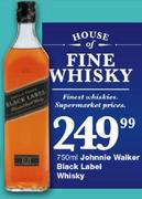 Johnnie Walker Black Label Whisky-750ml