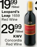 KWV Concordia Red Wine-750ml