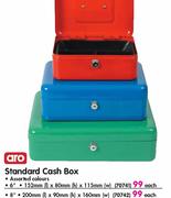 Aro Standard Cash Box 8"-Each