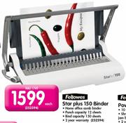 Fellowes Star Plus 150 Binder-Each