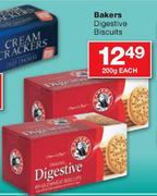 Bakers Digestive Biscuits-200g Each