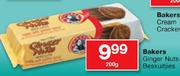Bakers Ginger Nuts Beskuitjies-200g