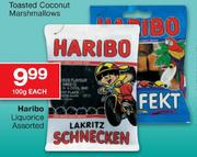 Haribo Liquorice Assorted-100g Each