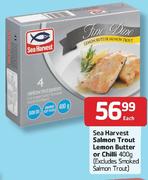 Sea-Harvest Salmon Trout Lemon Butter Or Chilli-400g Each