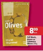 Pnp Black-Green Or Calamata Olives-200g Each