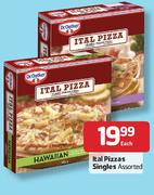 Ital Pizzas Singles Assorted Each