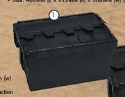 Linpac Small Hinged Lid Container-Each