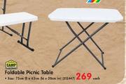 Camp Master Foldable Picnic Table-Each