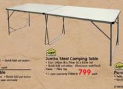 Camp Master Jumbo Steel Camping Table-Each