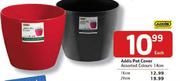Addis Pot Cover Assorted Colours-14cm Each