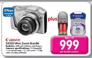 Canon SX150 Ultra Zoom Bundle-Per Bundle