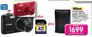 Nikon S3400 Digital Camera Bundle-Per Bundle