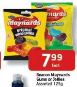 Beacon Maynards Gums Or Jellies-125Gm Each