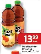 Fuze Ready To Drink Tea-1.5L Each