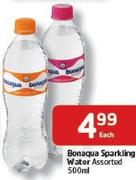 Bonaqua Sparkling Water-500Ml Each
