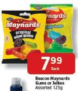 Beacon Maynards Gums or Jellies-125gm Each