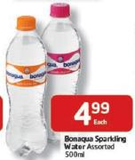 Bonaqua Sparkling Water-500ml Each